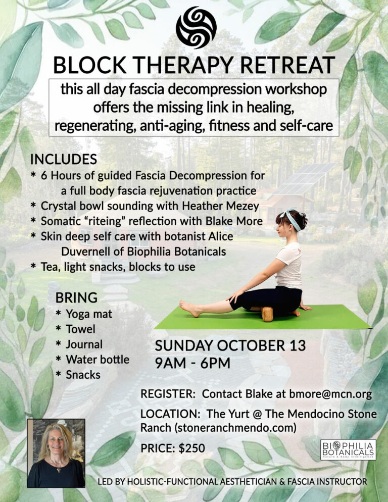 block therapy retreat
